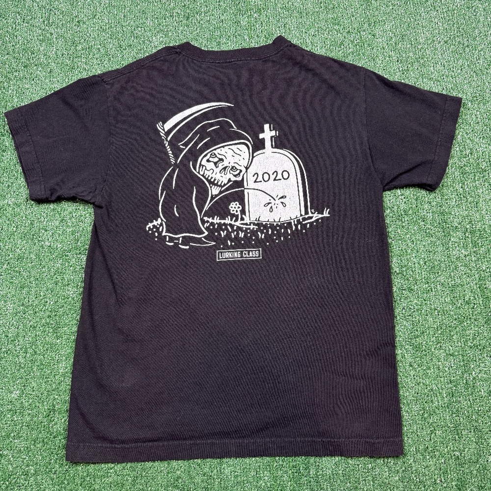Lurking Class Sketchy Tank T Shirt Men's Size M Black Streetwear Short Sleeve